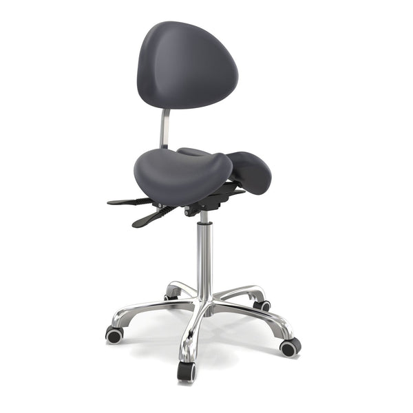 Master Massage Berkeley Ergonomic Split Seat Style Backrest Saddle