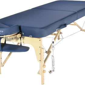Master Massage 70cm Phoenix Portable Massage Table Package with Therma-Top - Adjustable Heating System! (Royal Blue Color)