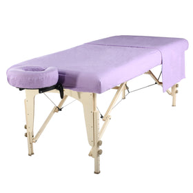 Master Massage Deluxe Massage Table Flannel 3 Piece Sheet Set - 100% Cotton