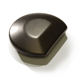 Master Massage Three Quarter 3/4 Round Balsalt Hot Massage Stone Rock Guasha 2 Piece Pack