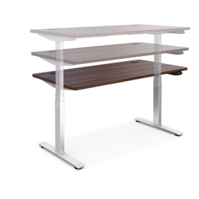 Hi5 Model E Single Motor Two-Stage Desk Frame (UK Plug)