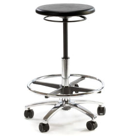 Seers Round Laboratory PU Stool