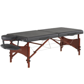 Master Massage 70cm Roma LX Portable Massage Table Package with Best Selling Size (Black)