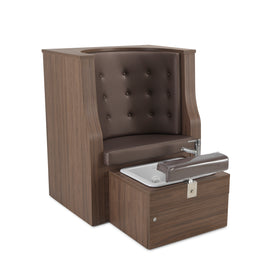 REM Plaza Pedibooth - with ceramic basin, whirlpool and cover