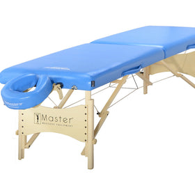 Master Massage 70cm Skyline Portable Massage & Exercise Table Essential Package, Marina Blue Color