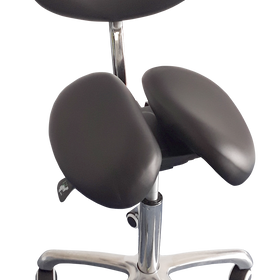 Affinity Split Seat. Backrest saddle stool