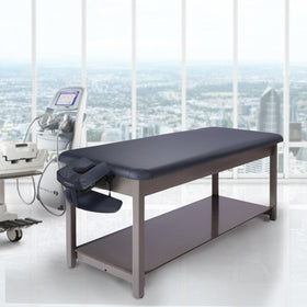 Master Massage 76cm Bahama Stationary Massage Table Physical Therapy Table, Royal Blue color.
