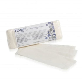 Natural Cotton Waxing Strips (100) 21.5cm x 7.5cm - Beauty