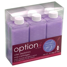 Options by Hive Roller Depilatory Refills Lavender Shimmer 