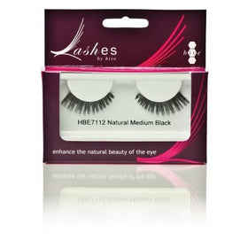 Strip Lashes â€™Natural-lookâ€™ Black - Beauty