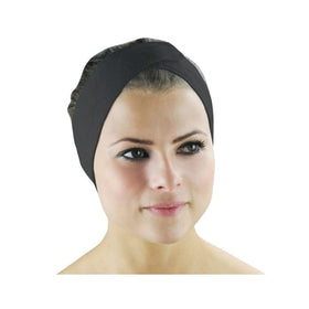 Velcro Fixing Towelling Headband - Black - Beauty